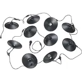 TRIO Lichterketten Chain Schwarz 10 Lichter
