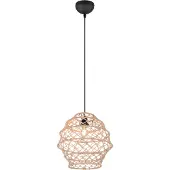TRIO Rattan Pendelleuchte Hive Ø 38,5cm