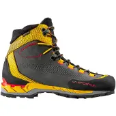 La Sportiva Trango Tech Leather GTX - robuster High-Cut-Bergschuh - , Größe:7.5 UK / 41.5, Farbe:K00Y00-Black/Yellow