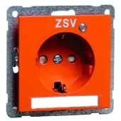 PEHA by Honeywell Peha - Steckdose SCHUKO, orange ZSV, LED