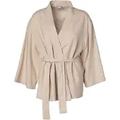 Essenza Mina Uni Natural Linen Kimono short S