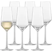 Zwiesel Glas Champagnerglas "Champagnergläser Pure 297 ml 6er Set transparent"