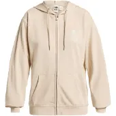 Roxy Sweatshirt "Surf Stoked Zip Terry", Damen, Gr. XS, beige (pebble), Obermaterial: 60% Baumwolle, 40% Polyester., Sweatshirts Sweatshirt
