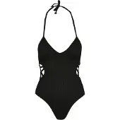 Urban Classics Monokini "Damen Ladies Rib Swimsuit"