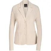Goldner Jackenblazer "Viskoseblazer mit Reverskragen" stretchbequeme Jerseyqualität