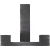 Siro Mantelhaken Doradus Garderobenhaken 70x61 mm Haken ZN eisenfärbig gebürstet matt