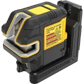 DeWalt Kompakter Linien- und 5-Punkt Kombilaser mit integriertem Li-Ionen-Akku und USB-C Anschluss, grüne Laserlinie