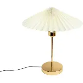Opviq , Hochwertige Tischlampe, Metallkörper, Ecru, Ø30 h:12 cm | Gesamthöhe: 36 cm, Kabel: 150 cm, Schalter am Kabel, E27 Fassung, IP20 | Skandinavisches Design für modernes Wohnen.
