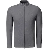 Gant Strickjacke "MICRO TEXTURED COTTON ZIP" Regular fit mit Stehkragen