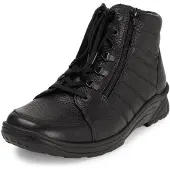 VITAFORM Kalbsleder Stiefel in schwarz | Gr.: 9