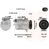 VAN WEZEL Kompressor, Klimaanlage 0600K317