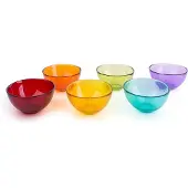 Excelsa Set Von 6 Schalen Scratch Glas Bunt