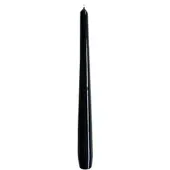 Kopschitz Kerzen Gelackte Spitzkerzen Schwarz 290 x Ø 23 mm, 12 Stück
