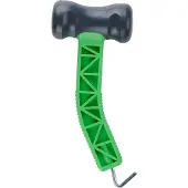 Camp Active Campinghammer mit Heringzieher Camping Zubehör für Zelt Heringe - Gummi Hammer Zelt Zubehör