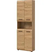 Xonox Hochschrank breit Ice | Artisan Oak