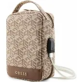 GUESS PU G Cube Travel Universal Bag - brown