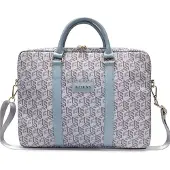 GUESS Torba GUCB15HGCFSEB 16" niebieski/blue GCube Stripes