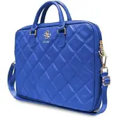 GUESS Torba GUCB15ZPSQSSGB 16" niebieski/blue Quilted 4G