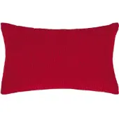 PAD Dekokissen "Fashion", rot, unifarben, B:30cm L:40cm, Polyester, Dekokissen_Sitzkissen_Kissenhüllen, Dekokissen, aus einer italienischen Fashionweberei