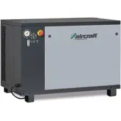 Aircraft Stationärer Kolbenkompressor mit Schalldämmgehäuse AIRPROFI 1003/10 Sil...