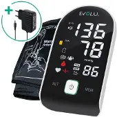 Evolu Intelligent Oberarm-Blutdruckmessgerät black mit Bewegungssensor + Arrhythmie-Erkennung 1 St