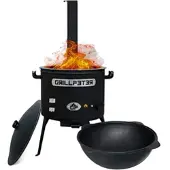 Grillpeter Utschak Asamat Ø45cm mit Kazan aus Gusseisen 22L