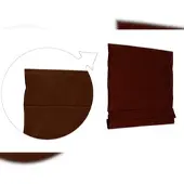 KS Handel 24 Basic Raffrollo Faltrollo 160x240 cm Schoko Braun Raffgardine