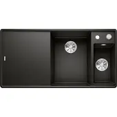 BLANCO Granitspüle "AXIA III 6 S-F" 1 Stk. tlg. inklusive gratis Glasschneidebrett und Edelstahl-Schale
