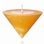 Kopschitz Kerzen Outdoor Schwimmkerze Gelb 150 x Ø 100 mm, 1 Stück