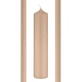 Kopschitz Kerzen Altarkerzen Portobello Nougat 250 x Ø 80 mm, 4 Stück