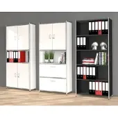 Kerkonn Büroschränke Set 5OH Domeek 3-teilig