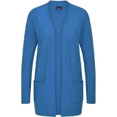 Goldner Strickjacke "Kurzgröße Elegante Strickjacke mit Kaschmir" mit Kaschmieranteil