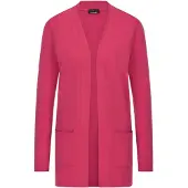 Goldner Strickjacke "Kurzgröße Elegante Strickjacke mit Kaschmir" mit Kaschmieranteil
