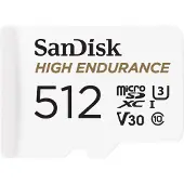 SanDisk SDSQQNR-512G-GN6IA, 512 GB, MicroSDXC, Klasse 10, 100 MB/s, 40 MB/s, Weiß