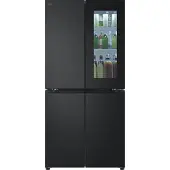 LG InstaView GMV860EPDE, Freistehend, Mehrtürig, Schwarz, 4 Tür(en), Berührung, Innen