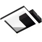 FABAS LUCE BARD moderne LED-Deckenleuchte 11W Schwarz 3394-24-101