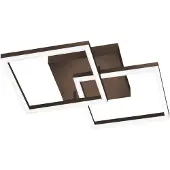 FABAS LUCE Moderne LED-Deckenleuchte BARD 39W Corten 3394-22-361