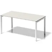 Bisley Schreibtisch Cito Maße: 160 x 65-85 x 80 cm (B x H x T) 3-Schicht-Spanplatte, melaminharz Farbe der Tischplatte: grauweiß