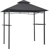 Syfax BBQ-Pavillon 240x150x255 cm Anthrazit Stahl