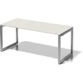 Bisley Schreibtisch Cito BxTxH 180x80x74cm grauweiß Gestell silber