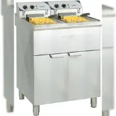 Casselin Standfritteuse Profi 2 x 10L CFP102TC
