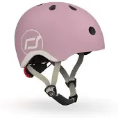 Scoot & Ride Kinderhelm XXS-S (45-51 cm) mit LED-Licht, Magnetverschluss und Größeneinstellrad