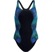 Speedo Printed Medalist Badeanzug Damen 46