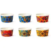 Excelsa Set Von 6 Schalen Trinacria Porzellan Bunt