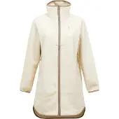 Peak Performance Jacke NatureRush Pile Long Half Zip Damen Sand Fog / Avid Beige-L