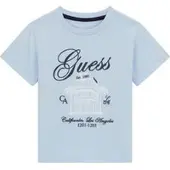 GUESS T-Shirt N6GI00 K8HM4 Himmelblau Regular Fit