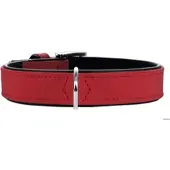 Hunter Halsband Softie M-L (60), rot/schwarz