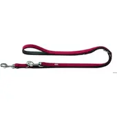 Hunter Verstellbare Führleine Softie 15/200, rot/schwarz