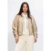 NUKUS Damen Jacken Babette Bomber - Beige - Größe XXL