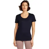 Icebreaker T-Shirt Merino 150 Tech Lite SS Scoop T-Shirt Damen Midnight Navy-S